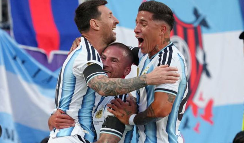 Argentina overcome Switzerland to book England World Cup semi-final