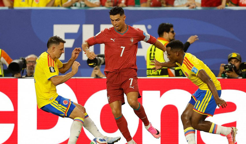 Colombia top Group K despite goalless draw with Portugal