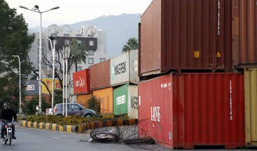 Containers placed as Islamabad braces for PTI, JI protests