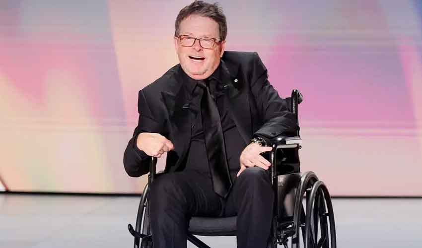 Michael J. Fox honored at Emmys for Parkinson's advocacy