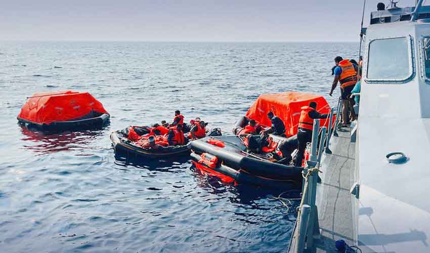 Sri Lanka rescues 40 Iranian sailors at sea