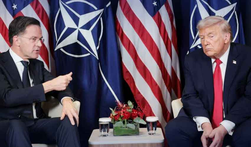 Trump criticises NATO over Iran in meeting with alliance's boss