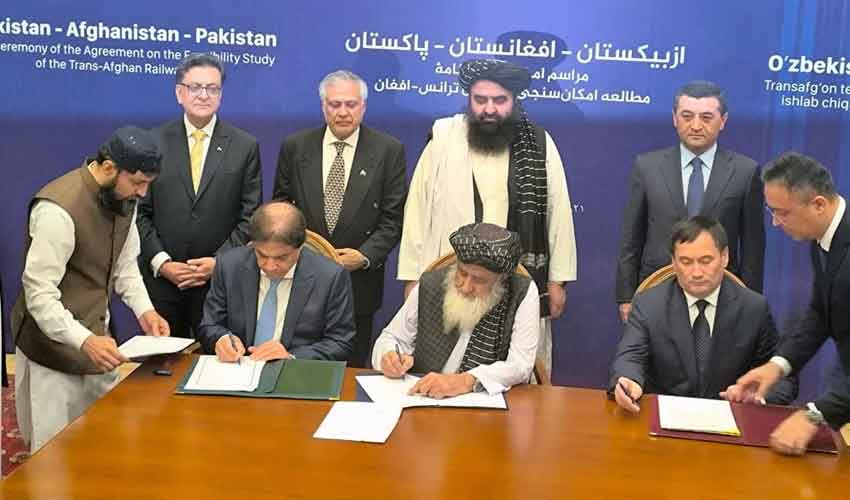 Pakistan, Afghanistan, Uzbekistan sign landmark railway corridor deal