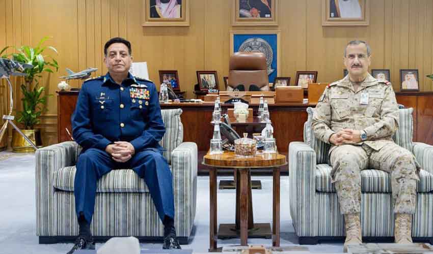 PAF chief meets Saudi military leadership to strengthen defence ties