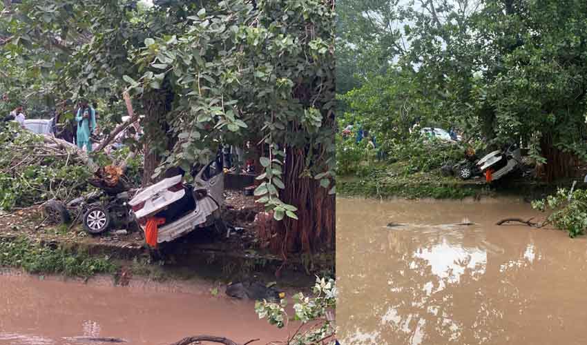 5 killed as car crashes into tree on Lahore Canal Road