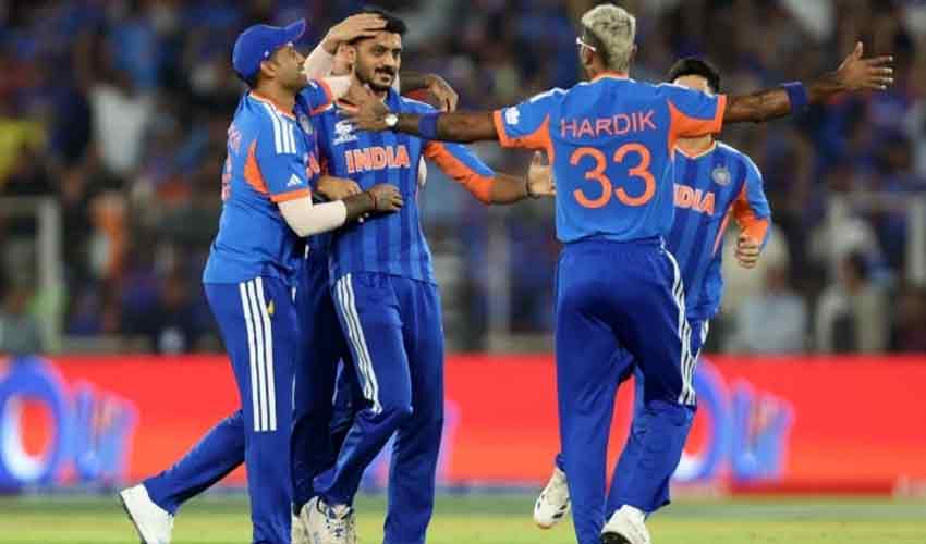 India lift T20 World Cup trophy for third time by hammering New Zealand