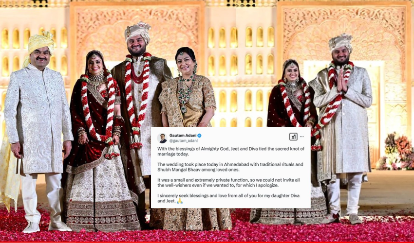 Gautam Adani donates INR10,000 cr to charity, ditching grand wedding for son