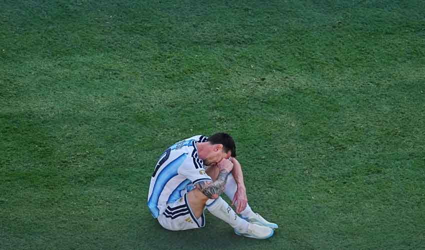Messi says Argentina's defeat by Spain left immense pain