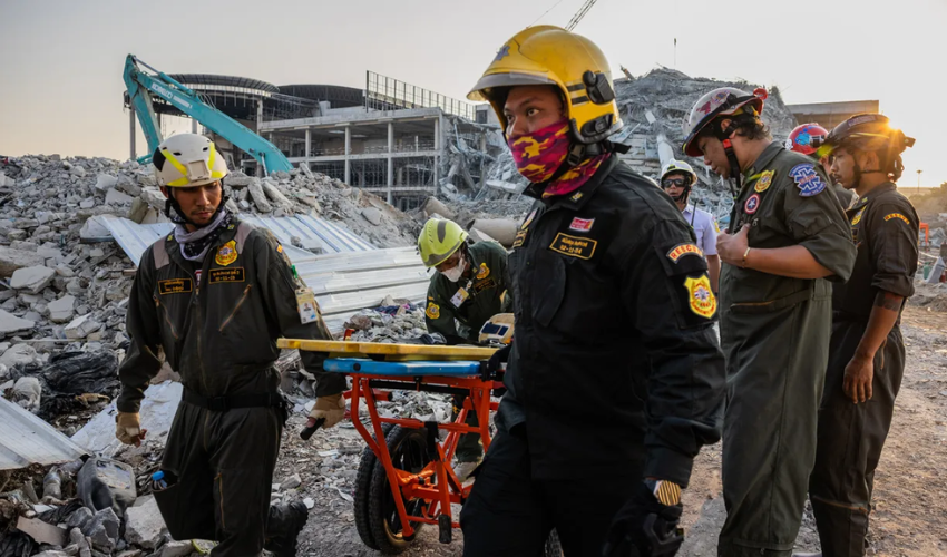 Woman pulled alive from Myanmar earthquake rubble; race to find more survivors