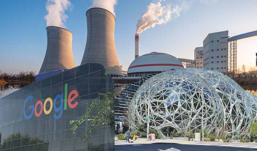 Amazon, Google vow to help triple nuclear energy capacity by 2050