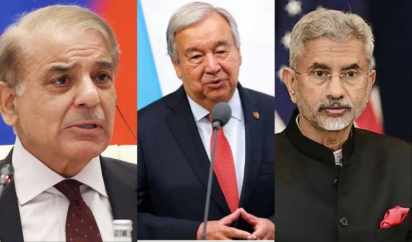 UN chief contacts PM Sharif, India's Jaishankar as Pakistan issues alert