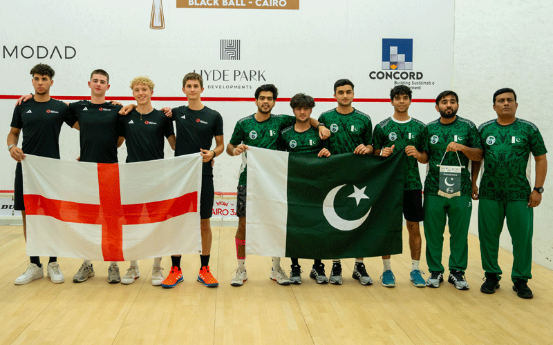 England knock Pakistan out of World Team Squash Championship