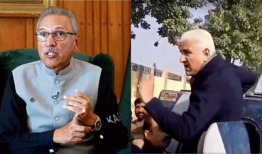 President Alvi bemoans Qureshi's re-arrest; calls for upholding human rights