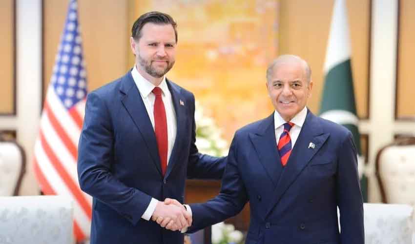 PM Shehbaz meets Vance, calls talks milestone in sustainable peace