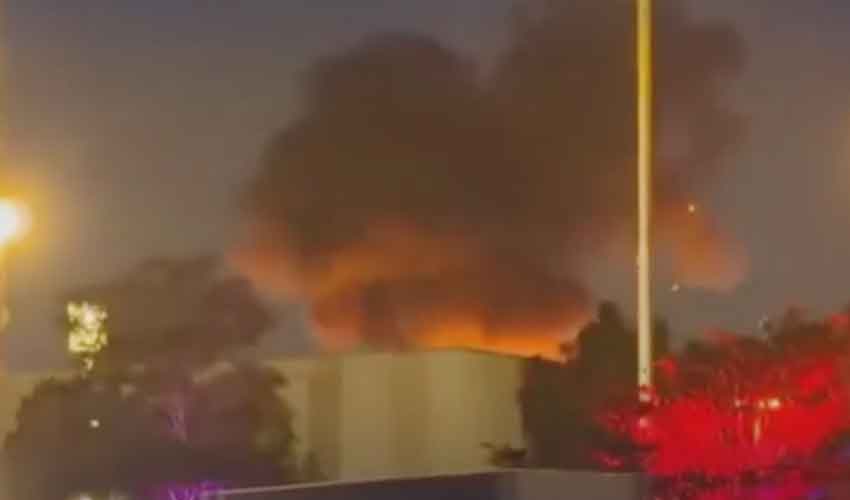 Drone strike near US Consulate in Dubai sparks fire